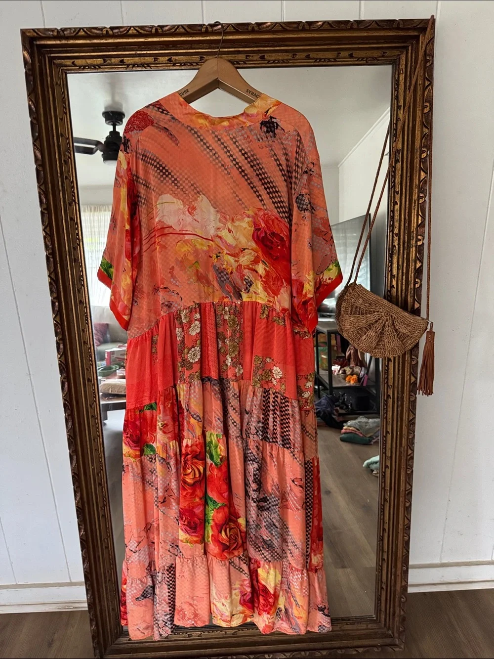 Rasgulla Sari Twilight Dress Kantha Bae - Picture 3 of 3
